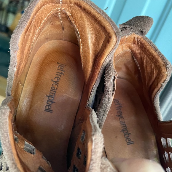 Jeffrey Campbell brown suede bootie  size 7.5. - Picture 12 of 14